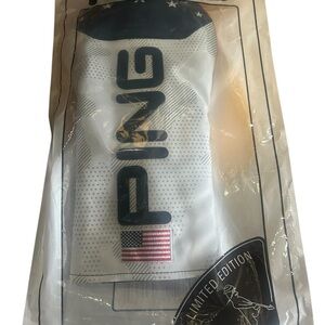 Ping White and Blue Golf Headcover
